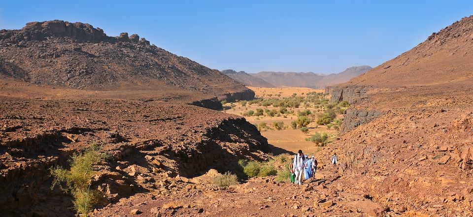 Grande randonnée des dunes de l'erg Ouarane à l'erg de l'Amatlich et découverte de Chinguetti.