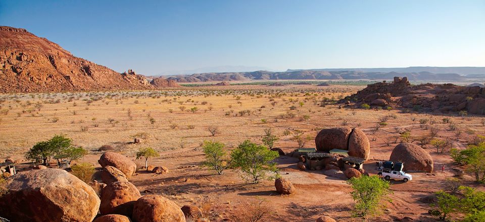 Nuits sous tente et autotour en Namibie à la découverte des déserts et des grands parcs : Etosha, Damaraland, Désert du Namib...