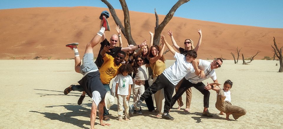Voyage Famille Namibie: Les incontournables: croisière dauphins, safaris, désert, montagnes, peuple himba, centre des guépards...