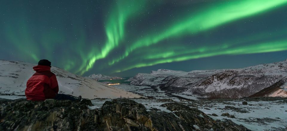 Observation des aurores boréales à Tromso et balades à raquette en immersion dans le Grand Blanc