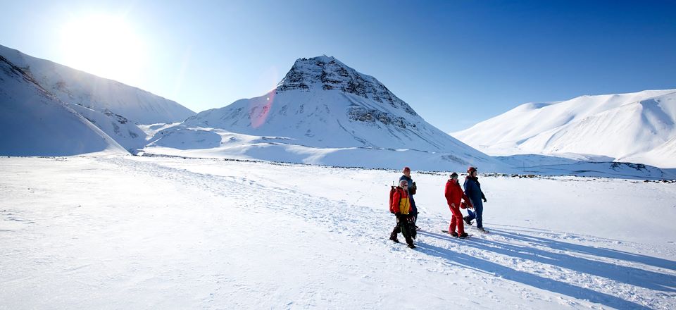 Traversée des vallées glaciaires du sud du Spitzberg en raquettes 