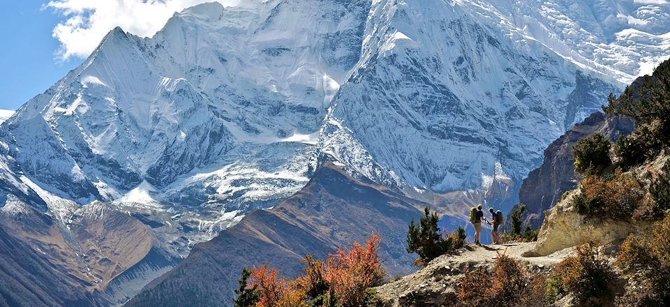 Trek au Népal en Annapurna et lac Tilicho : villages, sommets mythiques et sentiers d'altitude, nuits en lodge avec guide népalais