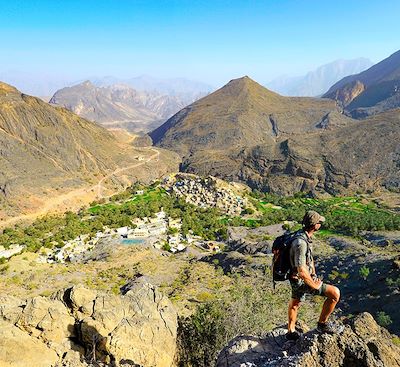 Trek sur les hauts sommets du Sultanat d'Oman, le sentier des roses et ascension du Djebel Shams