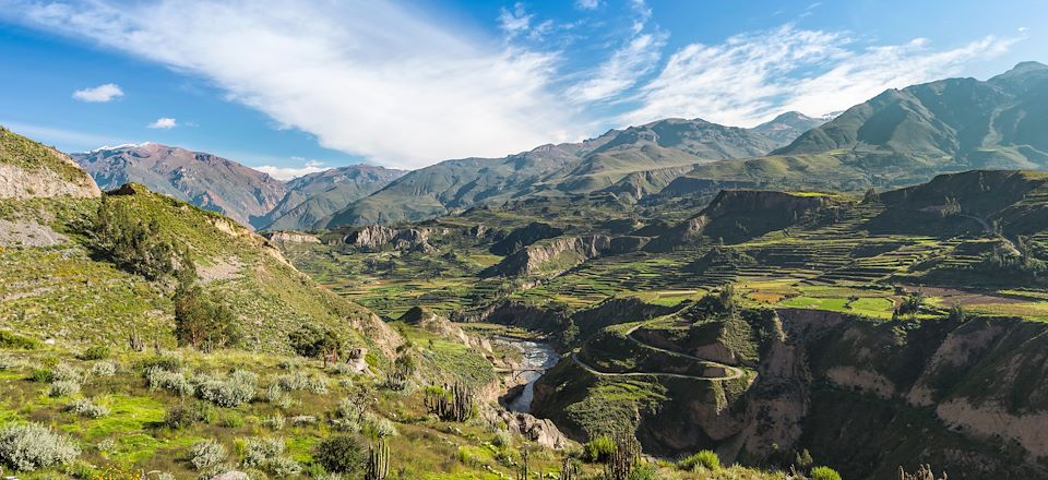 3 randonnées mythiques : Canyon Colca, Chemin de l'Inca jusqu'au Machu Picchu et Vinicunca, la montagne la plus colorée du Pérou