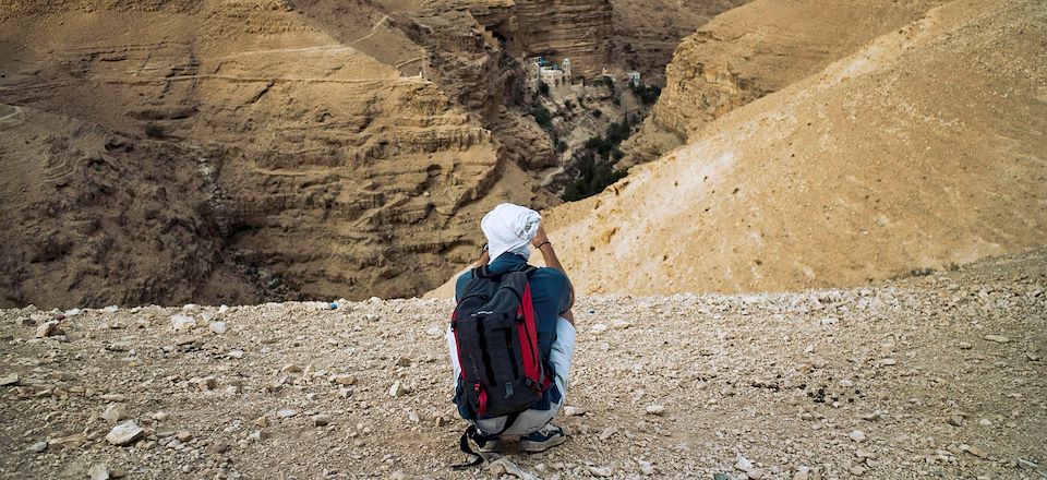 Voyage en Palestine et trek sur les traces d'Abraham et de Lawrence d'Arabie : du désert de Judée au Wadi Rum