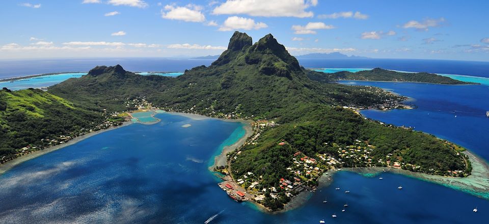 Circuit complet à la découverte de 3 îles : Tahiti, Moorea et Bora-Bora, entre terres et lagons, avec nuits en pensions de famille