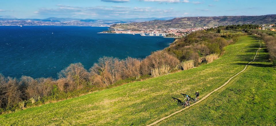 Cyclotourisme en Istrie, péninsule de l’Adriatique, une aventure aux confins de la Croatie, de l'Italie et de la Slovénie.