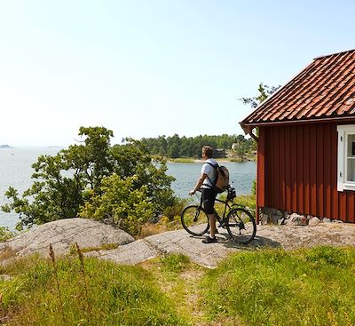 De Stockholm à Copenhague à vélo et en train en empruntant la piste cyclable du Cattégat sur la côte ouest suédoise