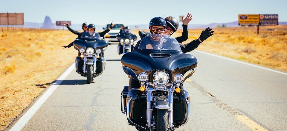 Road trip sur la Route 66 à moto, de Chicago à Los Angeles, via les merveilles de l’Utah et de l’Arizona : Vegas et Grand Canyon