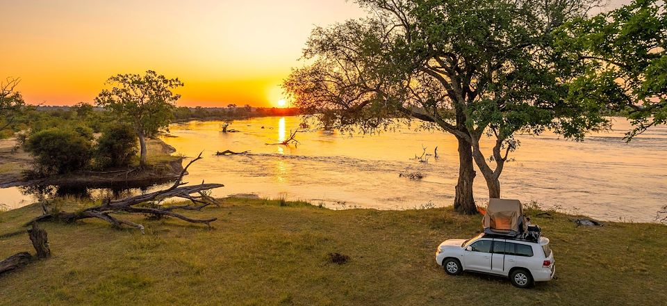 Safari du Kruger à Chobe en autotour 4x4 tente de toit, avec traversée du Zimbabwe par la route jusqu'aux Chutes Victoria