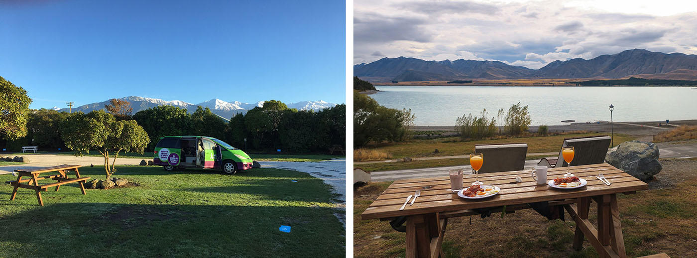 Sur les routes de Nouvelle-Zélande, en van