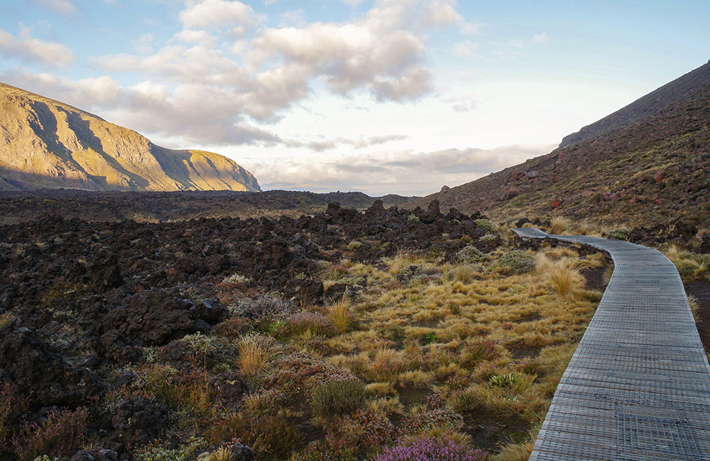 Randonnée dans le Parc national de Tongariro