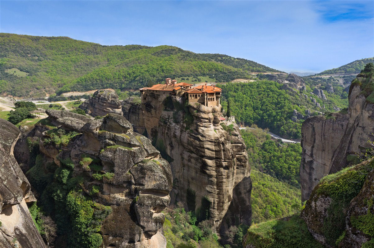 Les monastères des Météores en Grèce