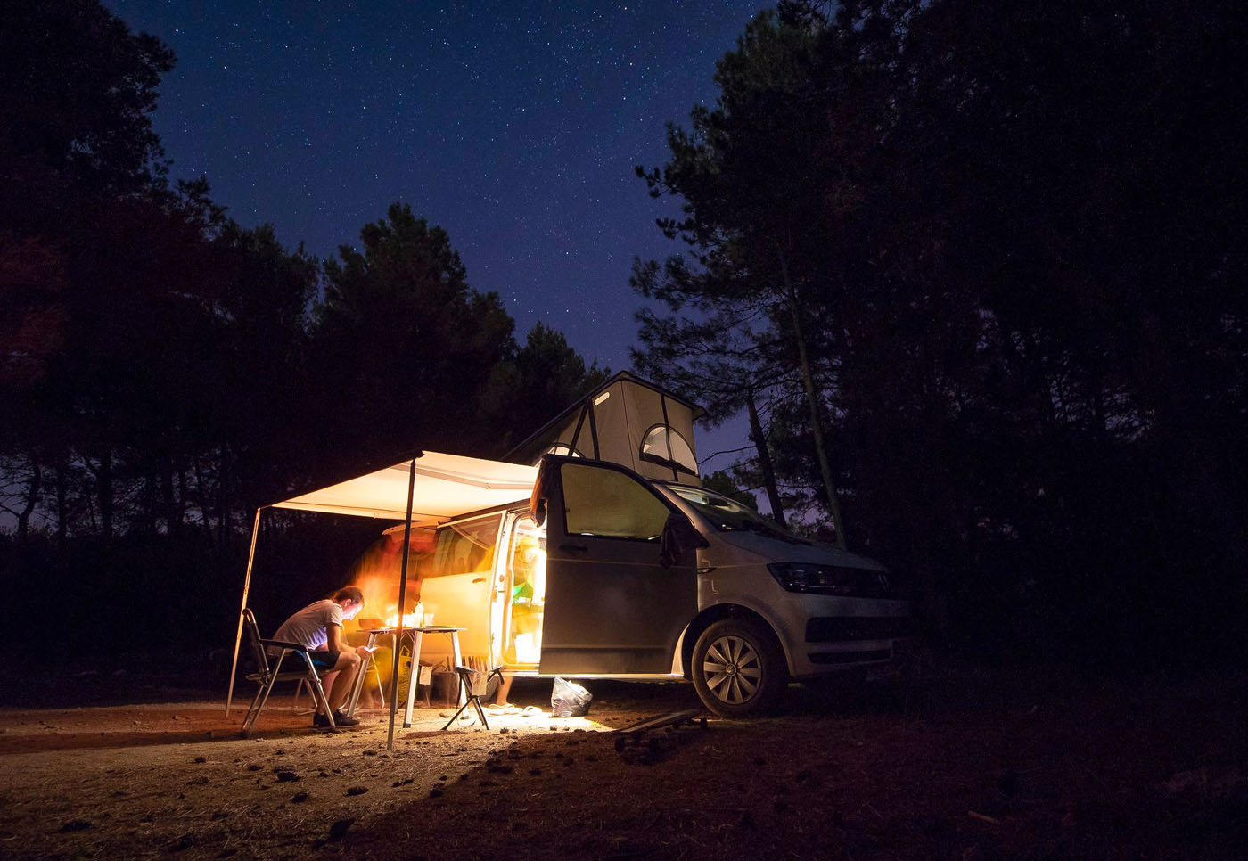 Bivouac en campervan en France