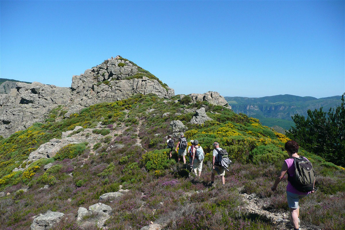 Randonnée dans le massif du Caroux dans les Cévennes