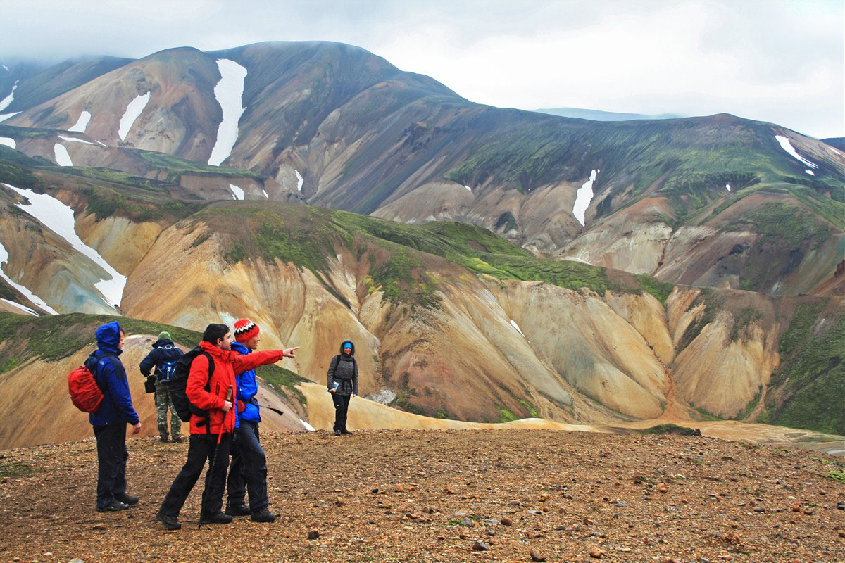 Région de Landmannalaugar en Islande