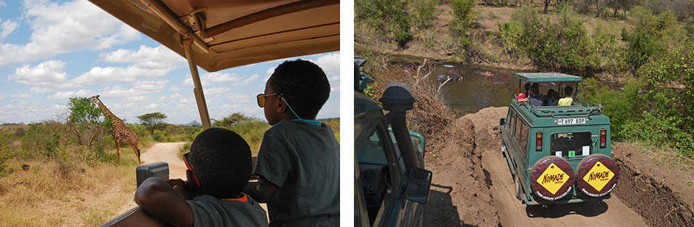 1-Safari en famille au Kenya 2-Safari en famille en Tanzanie