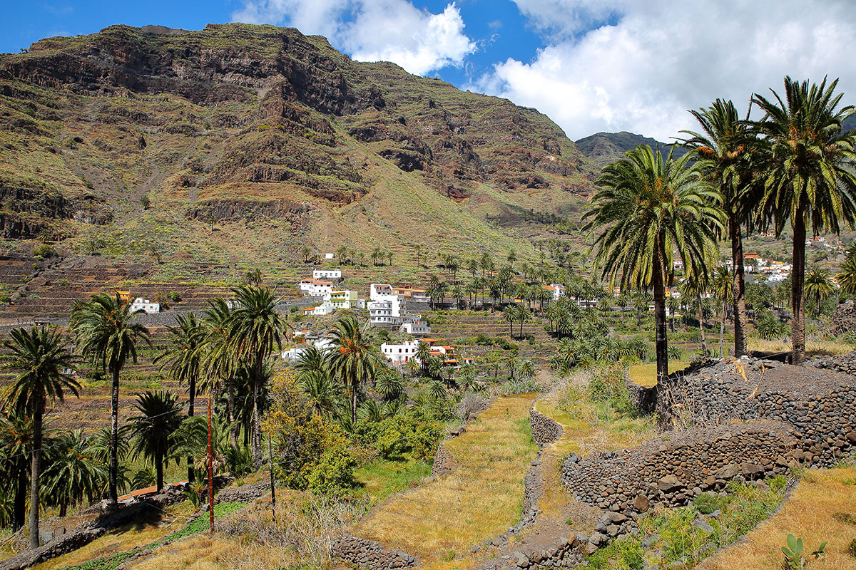 Valle Gran Rey et les cultures en terrasse à La Gomera 