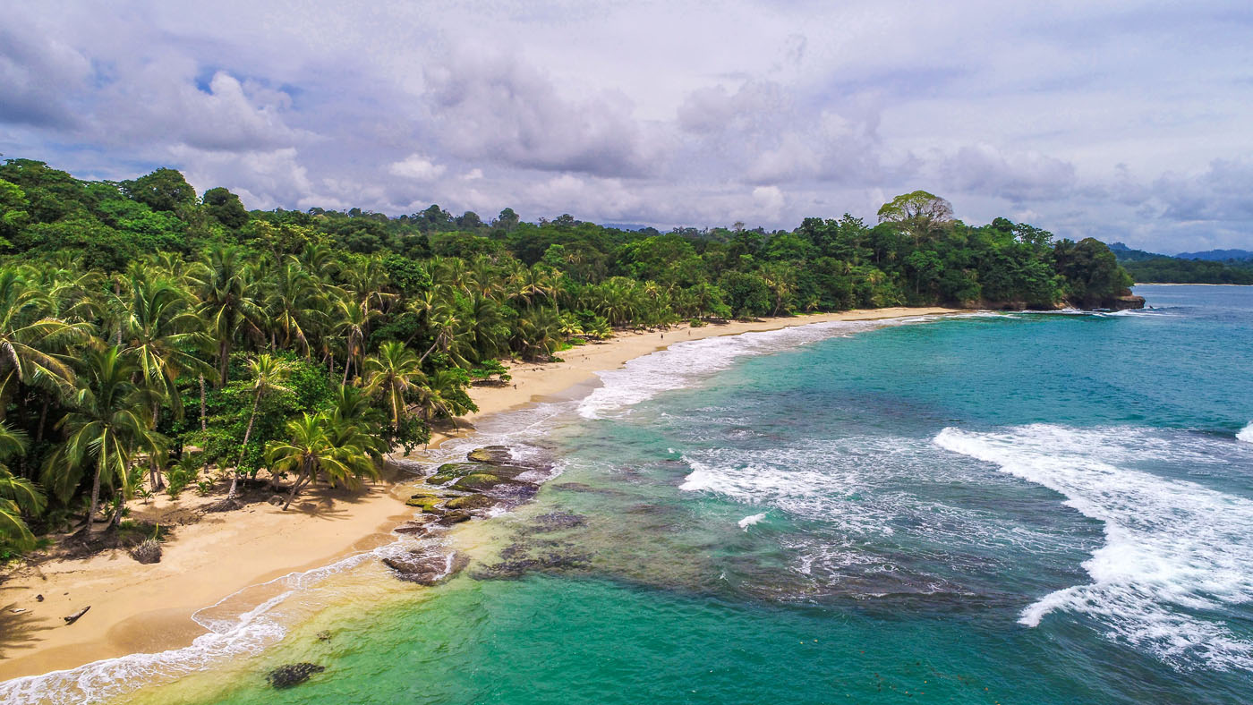 Plage sauvage de Punta Uva au Costa Rica