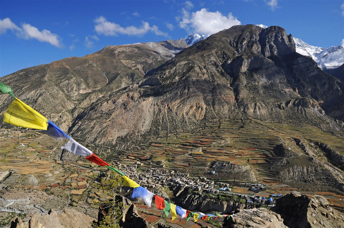 Trek des Annapurnas et village de Manang au Népal