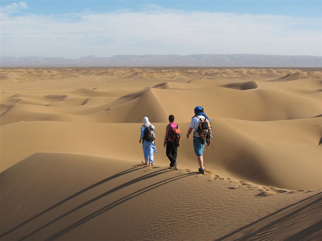 Trek dans l’erg Bouguerme au cœur de la vallée du Drâa au Maroc