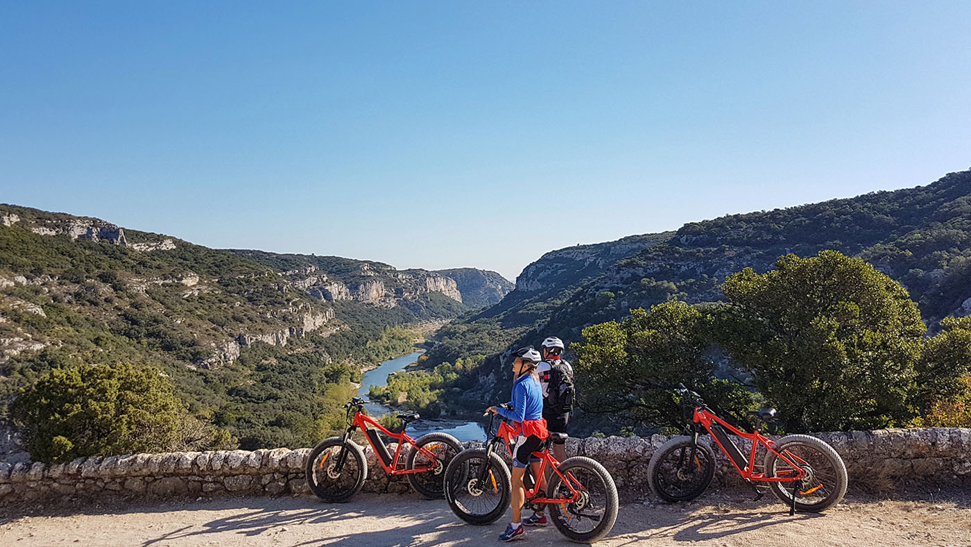 Fat bike dans le Gard en Occitanie