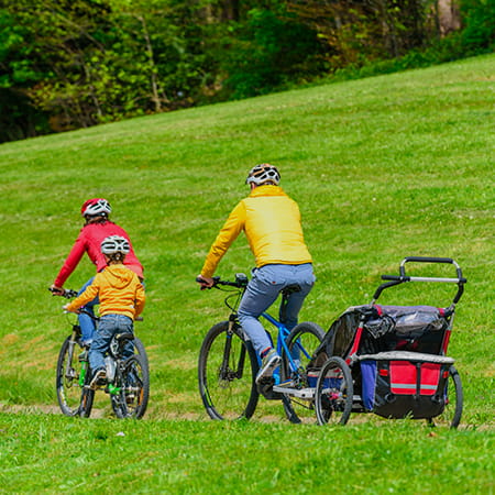 Vélo en famille