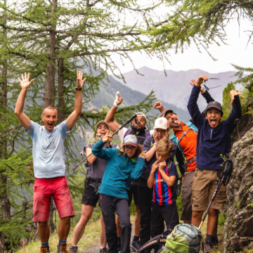 Voyage avec d'autres familles avec enfants
